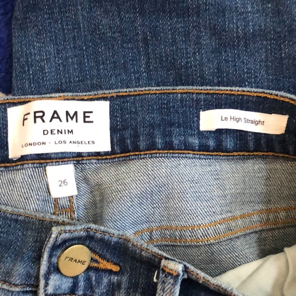 FRAME Le High Straight - Picture 4 of 6